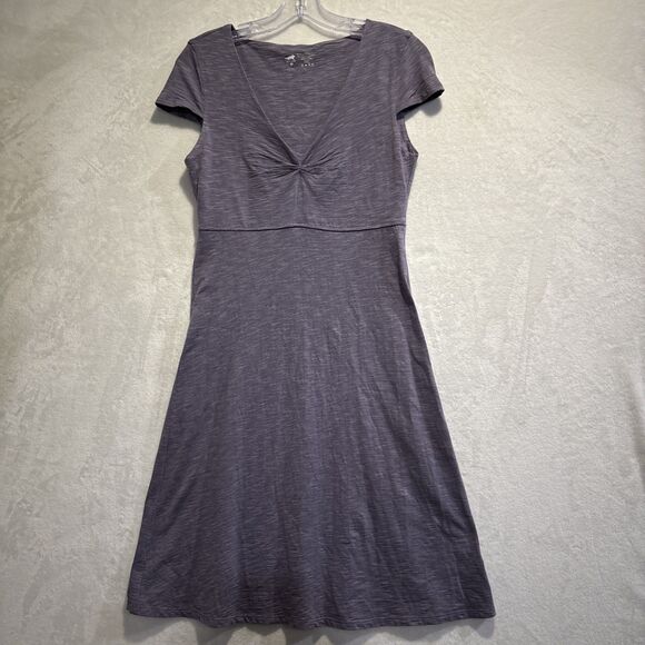 Horny Toad Rosemarie Dress Purple Heather Women's Small Stretch Knit Casual - Picture 1 of 8